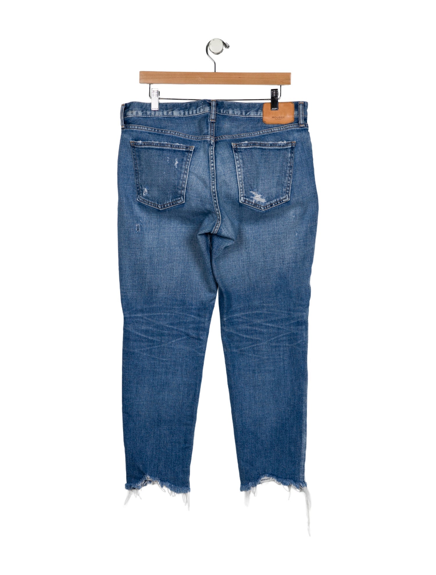 Moussy Mid-Rise Straight Leg Jeans