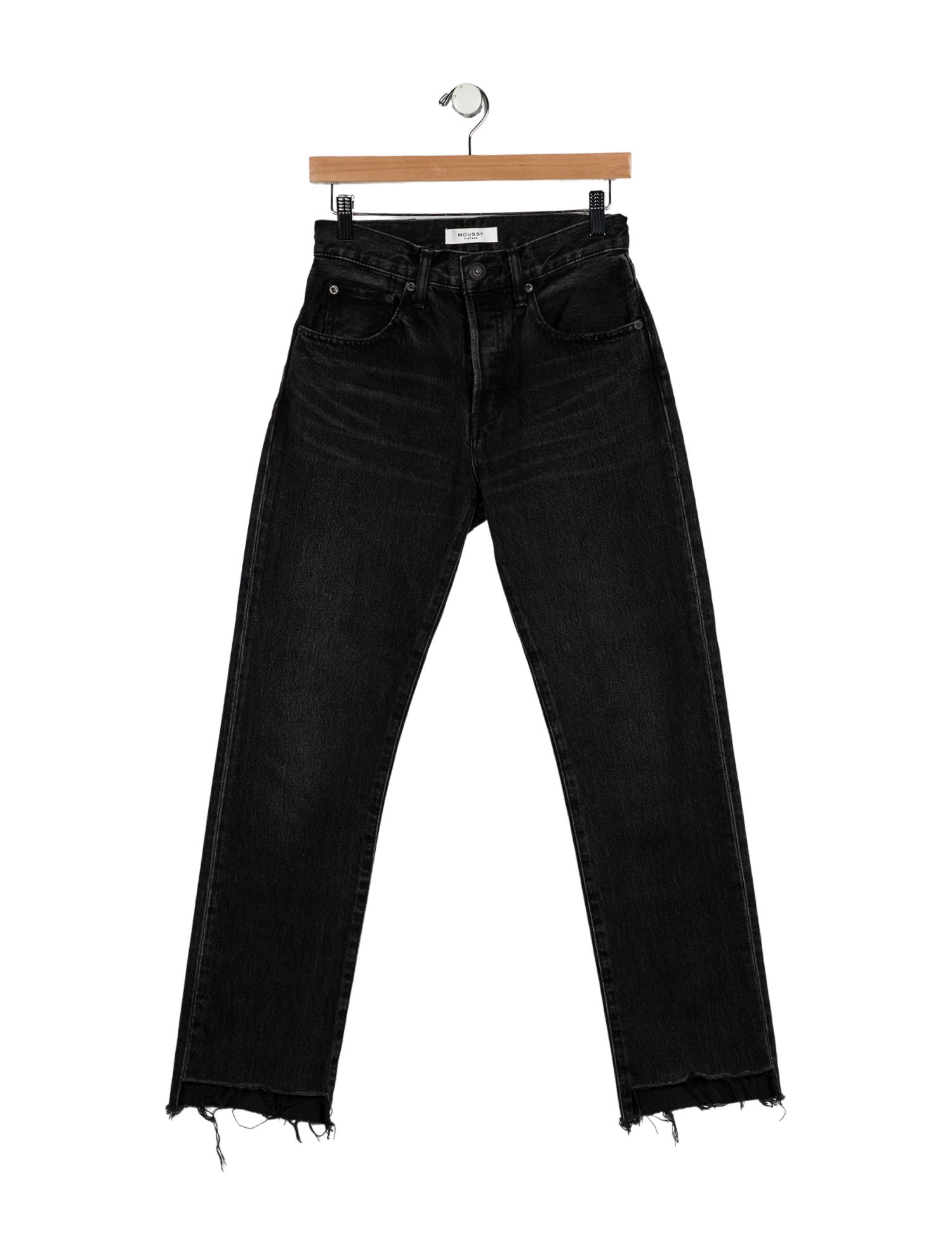Moussy Mid-Rise Straight Leg Jeans