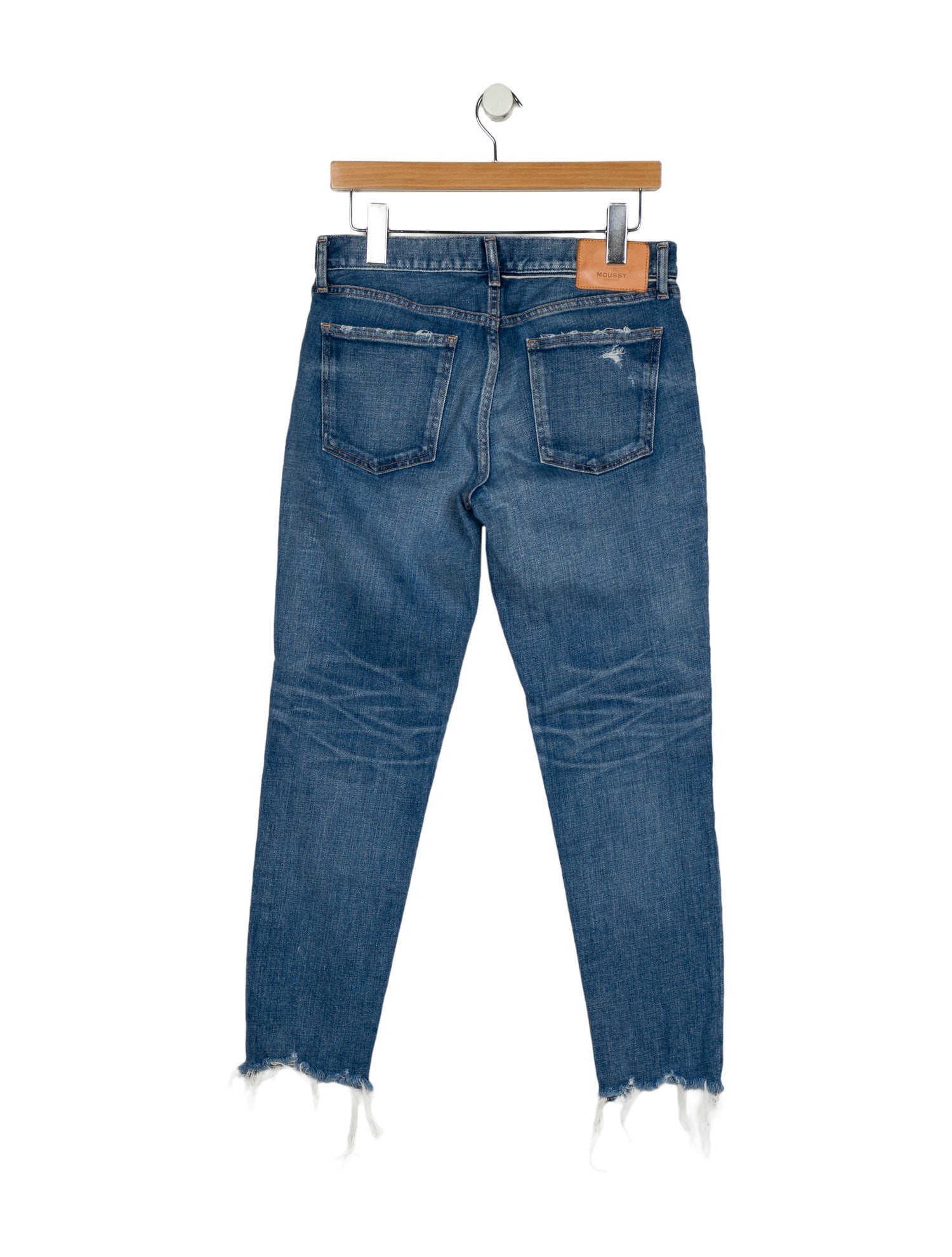 Moussy Mid-Rise Straight Leg Jeans