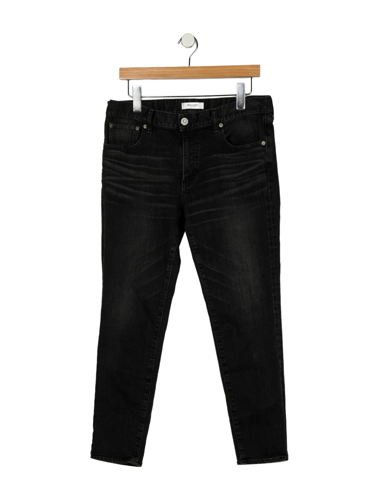 Moussy Mid-Rise Straight Leg Jeans