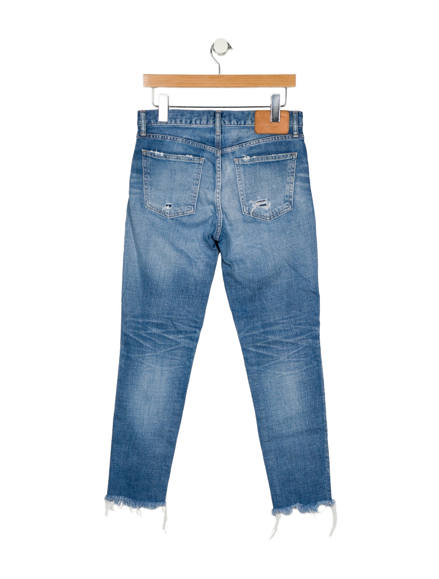 Moussy Mid-Rise Straight Leg Jeans