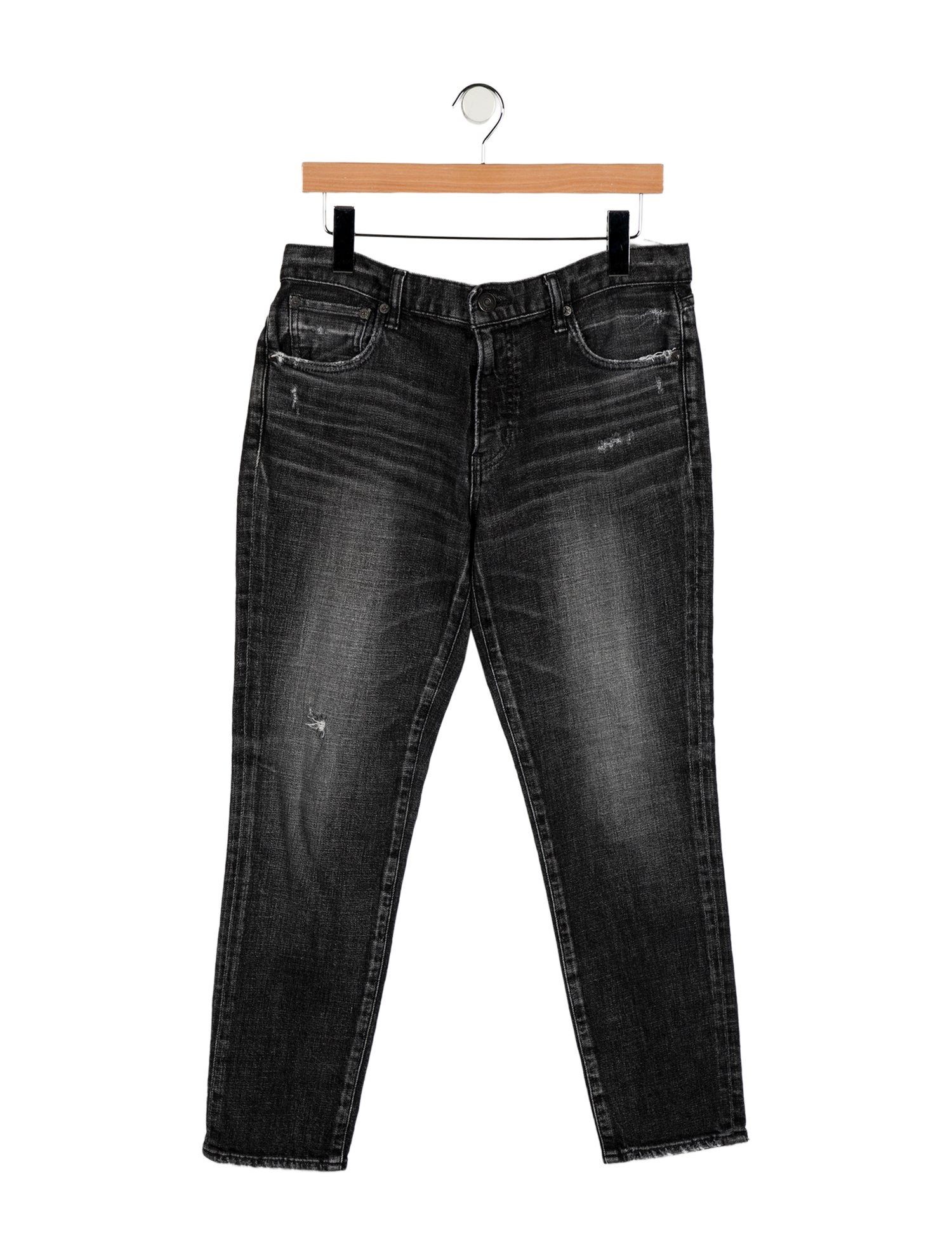 Moussy Mid-Rise Straight Leg Jeans