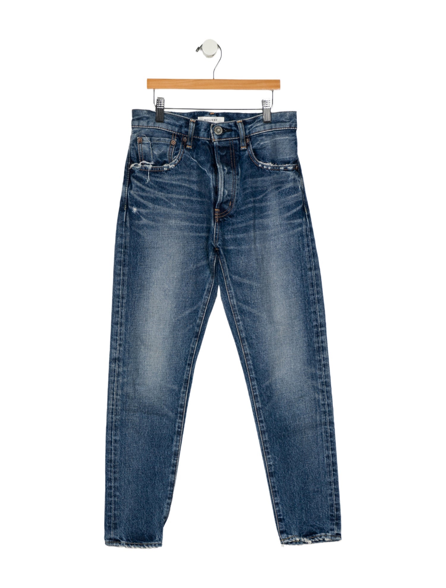 Moussy Mid-Rise Skinny Leg Jeans