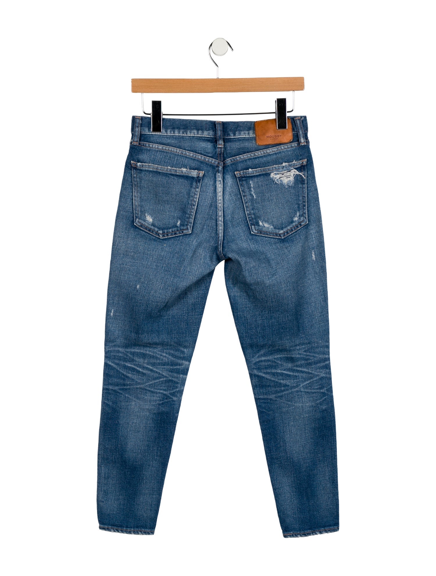 Moussy Mid-Rise Skinny Leg Jeans