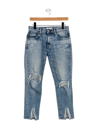 Moussy Mid-Rise Straight Leg Jeans