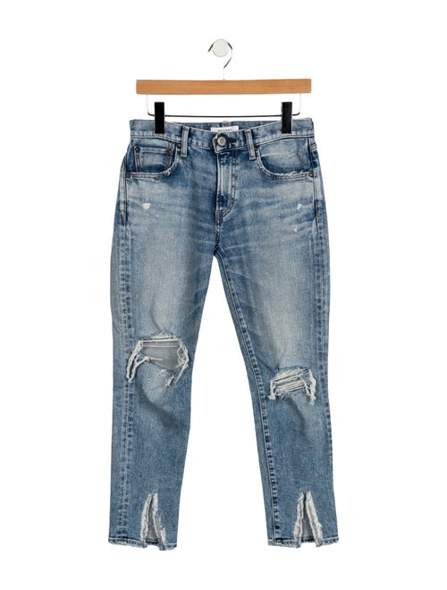 Moussy Mid-Rise Straight Leg Jeans