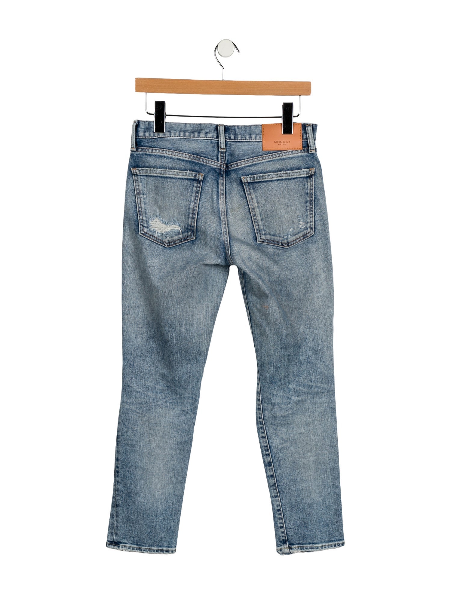 Moussy Mid-Rise Straight Leg Jeans