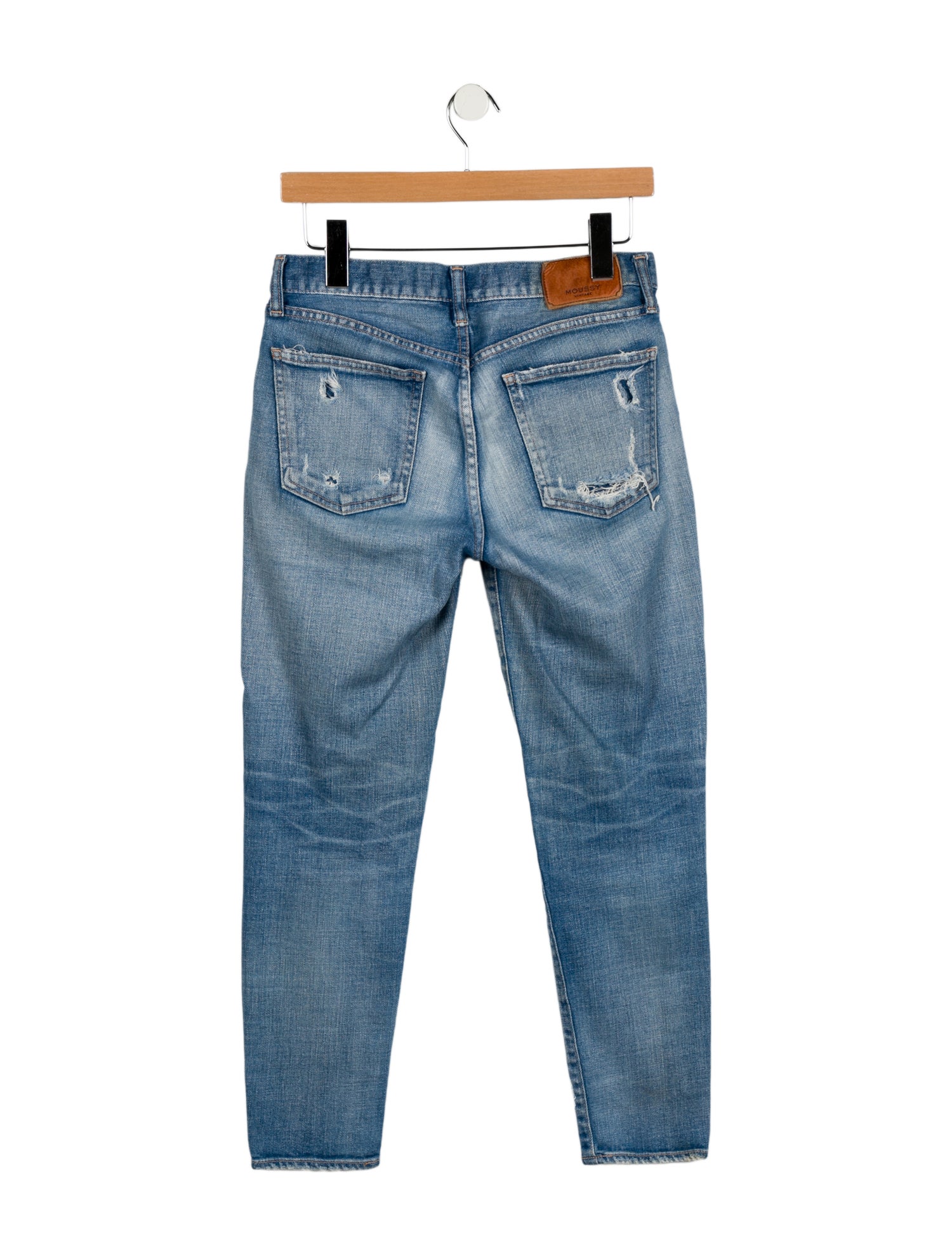 Moussy Mid-Rise Skinny Leg Jeans