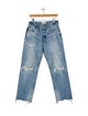 Moussy High-Rise Straight Leg Jeans