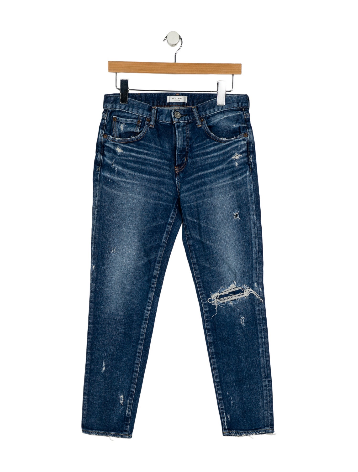 Moussy Mid-Rise Skinny Leg Jeans