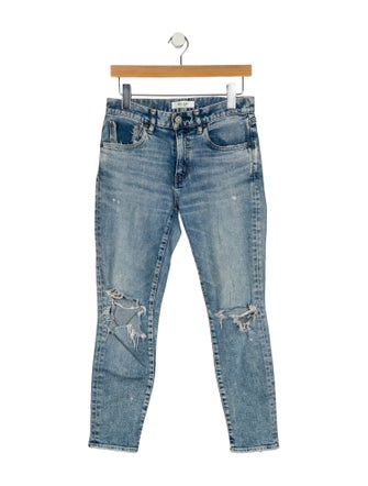 Moussy High-Rise Straight Leg Jeans