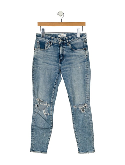 Moussy High-Rise Straight Leg Jeans