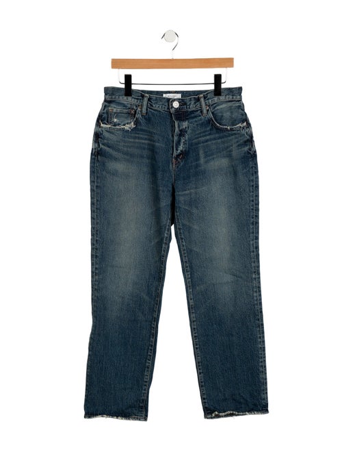 Moussy Mid-Rise Straight Leg Jeans