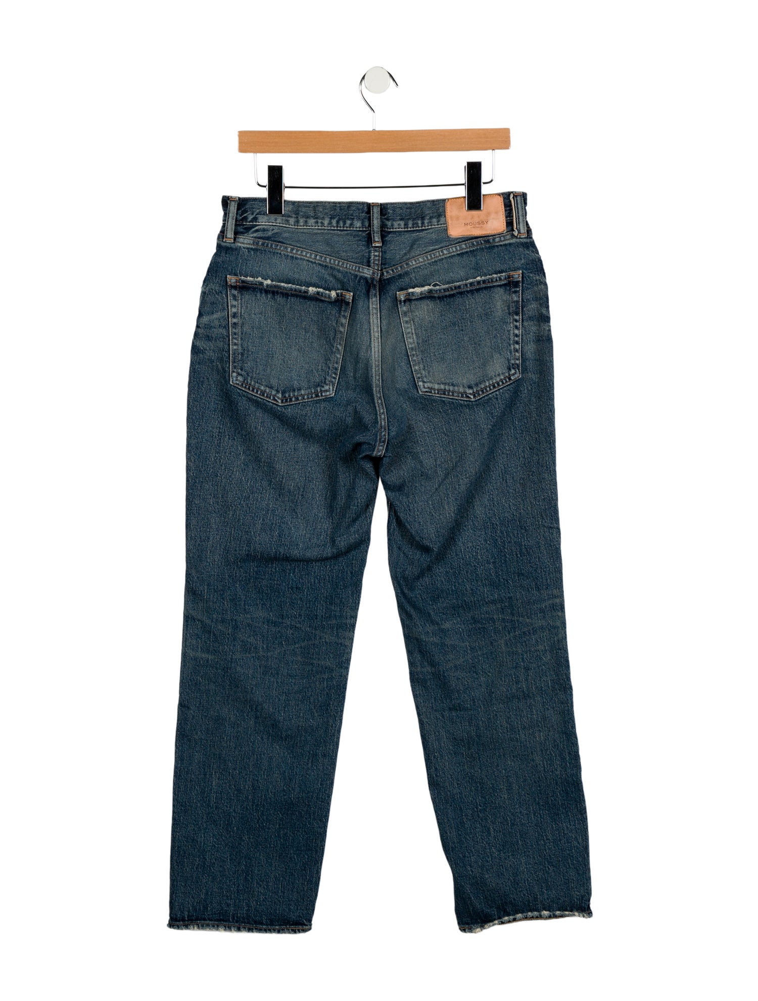 Moussy Mid-Rise Straight Leg Jeans