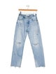 Moussy High-Rise Straight Leg Jeans