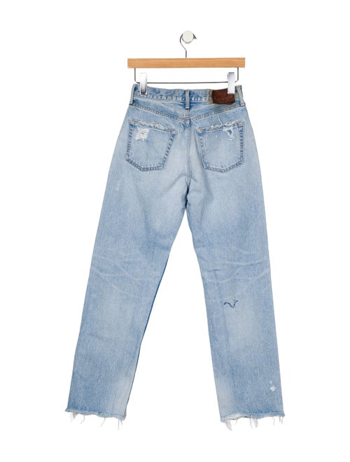Moussy High-Rise Straight Leg Jeans