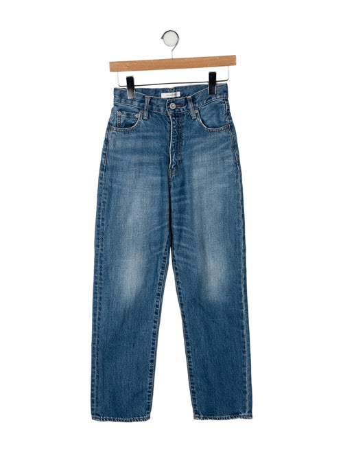 Moussy High-Rise Straight Leg Jeans