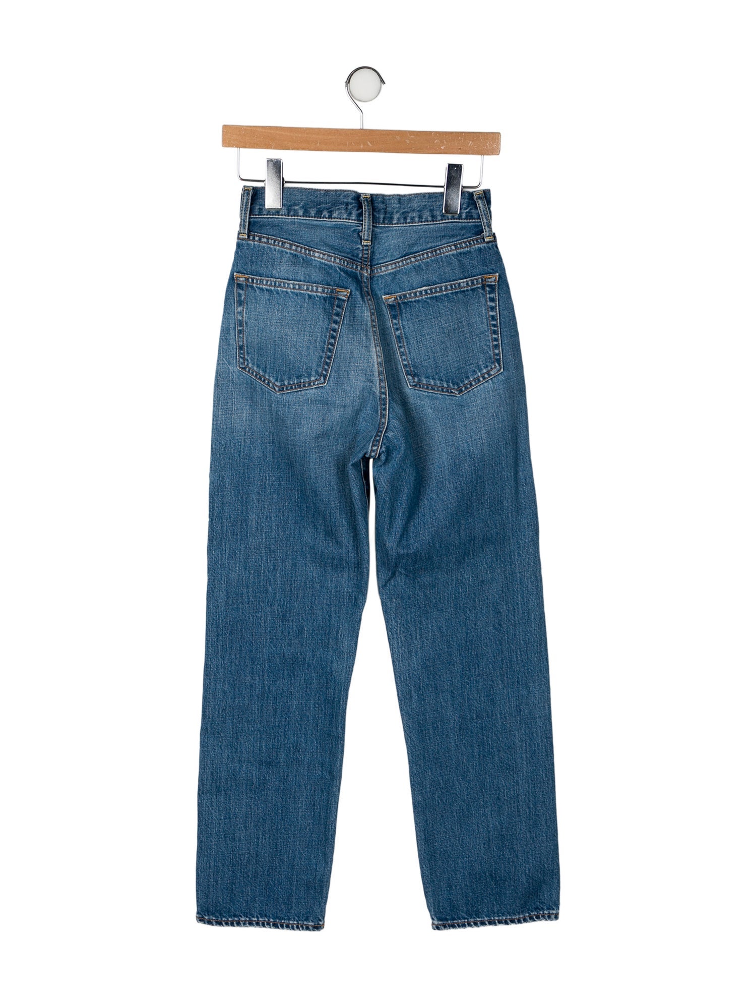 Moussy High-Rise Straight Leg Jeans