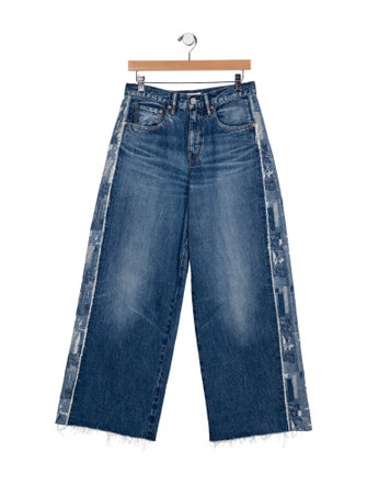 Moussy High-Rise Wide Leg Jeans
