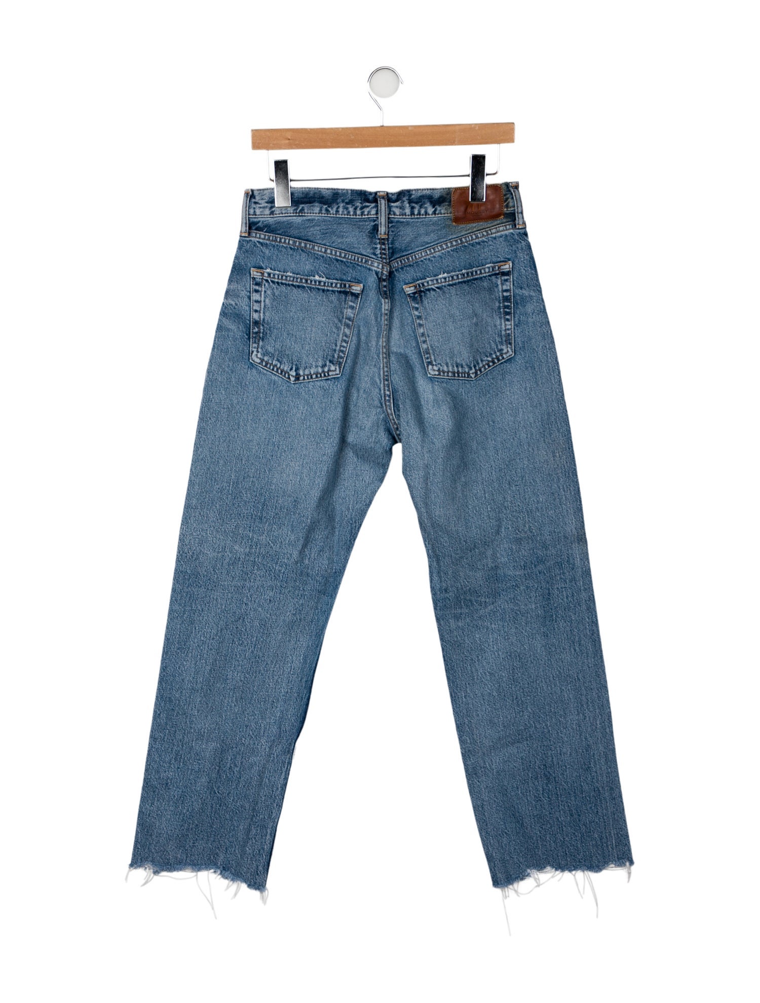 Moussy High-Rise Straight Leg Jeans