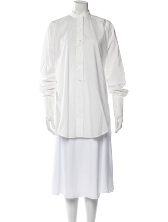 Moussy Mock Neck Three-Quarter Sleeve Tunic
