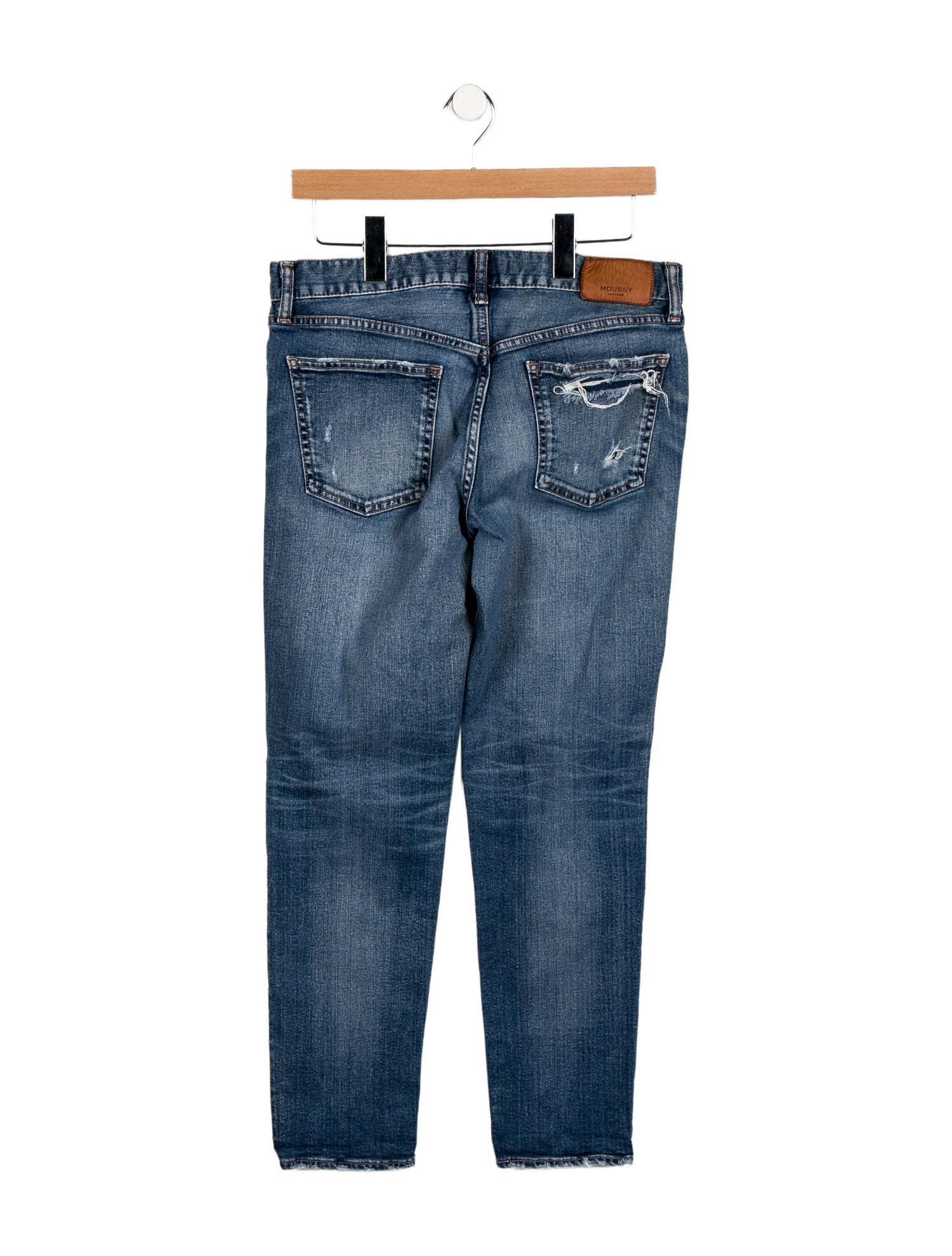 Moussy Mid-Rise Skinny Leg Jeans