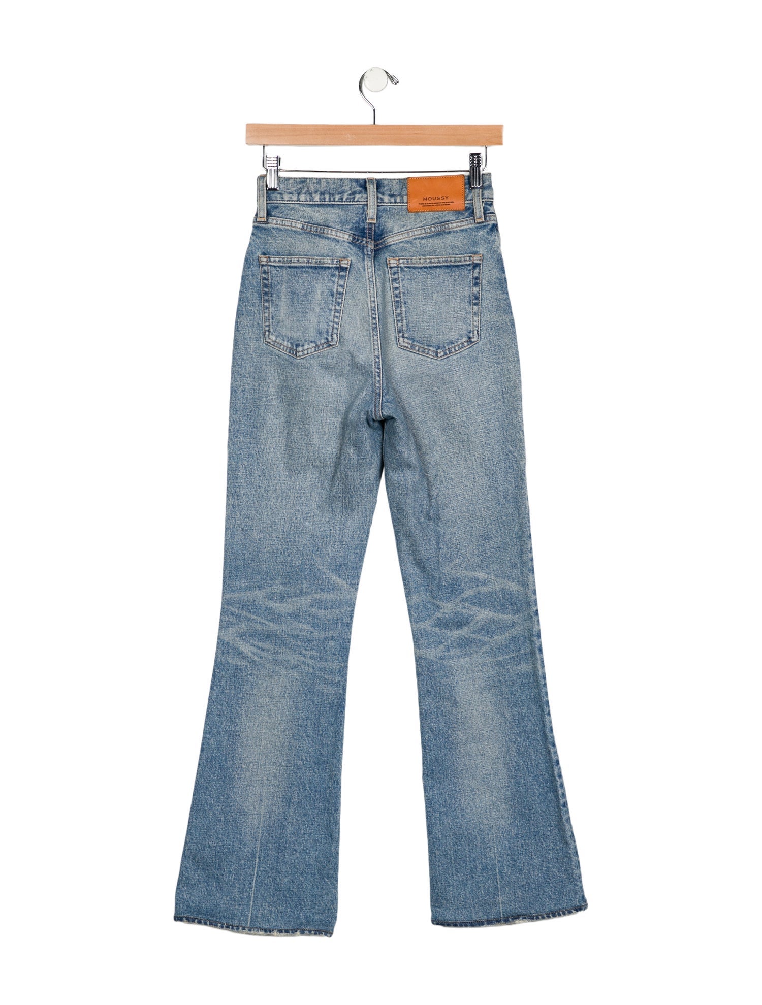 Moussy High-Rise Wide Leg Jeans