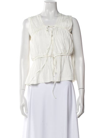 Moussy Square Neckline Sleeveless Crop Top