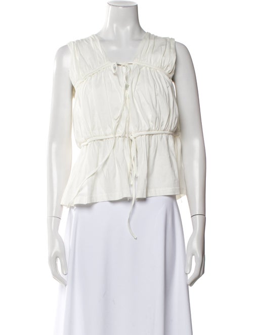 Moussy Square Neckline Sleeveless Crop Top