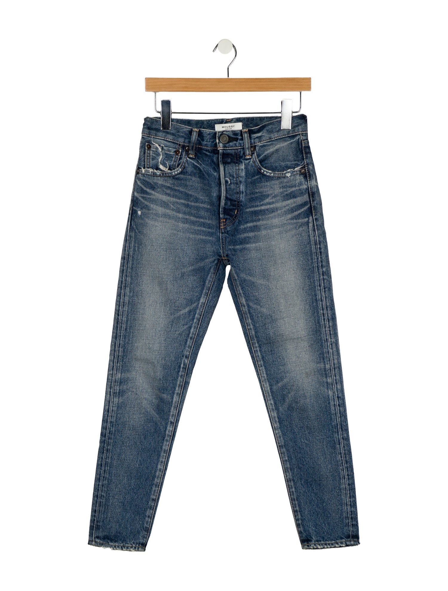 Moussy Mid-Rise Skinny Leg Jeans