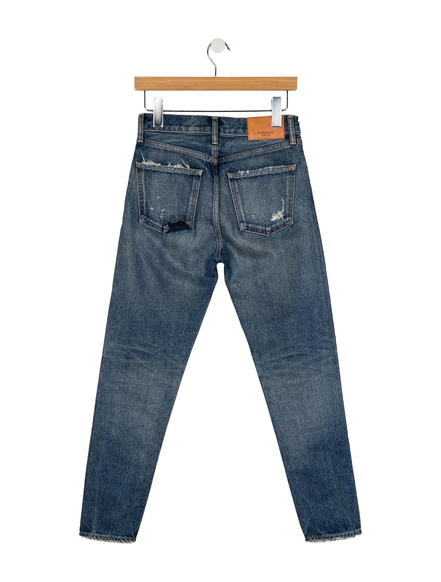 Moussy Mid-Rise Skinny Leg Jeans