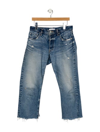 Moussy Mid-Rise Straight Leg Jeans