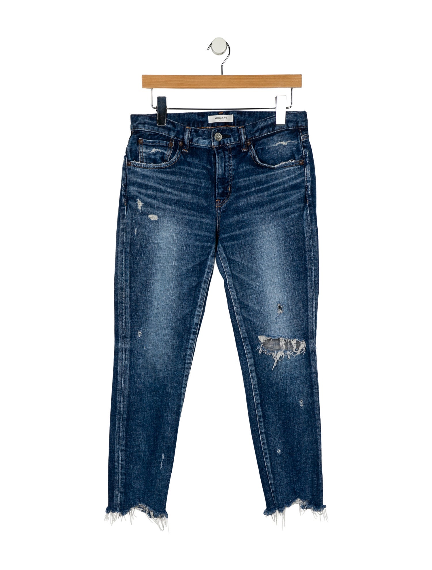 Moussy Mid-Rise Skinny Leg Jeans