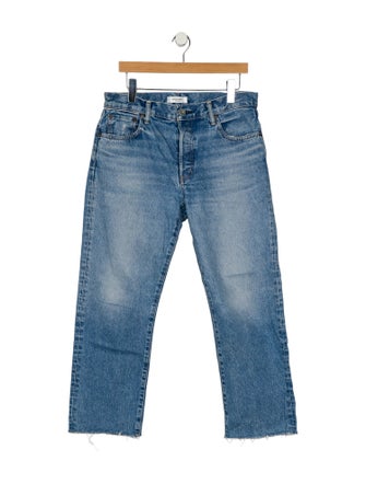 Moussy Mid-Rise Straight Leg Jeans