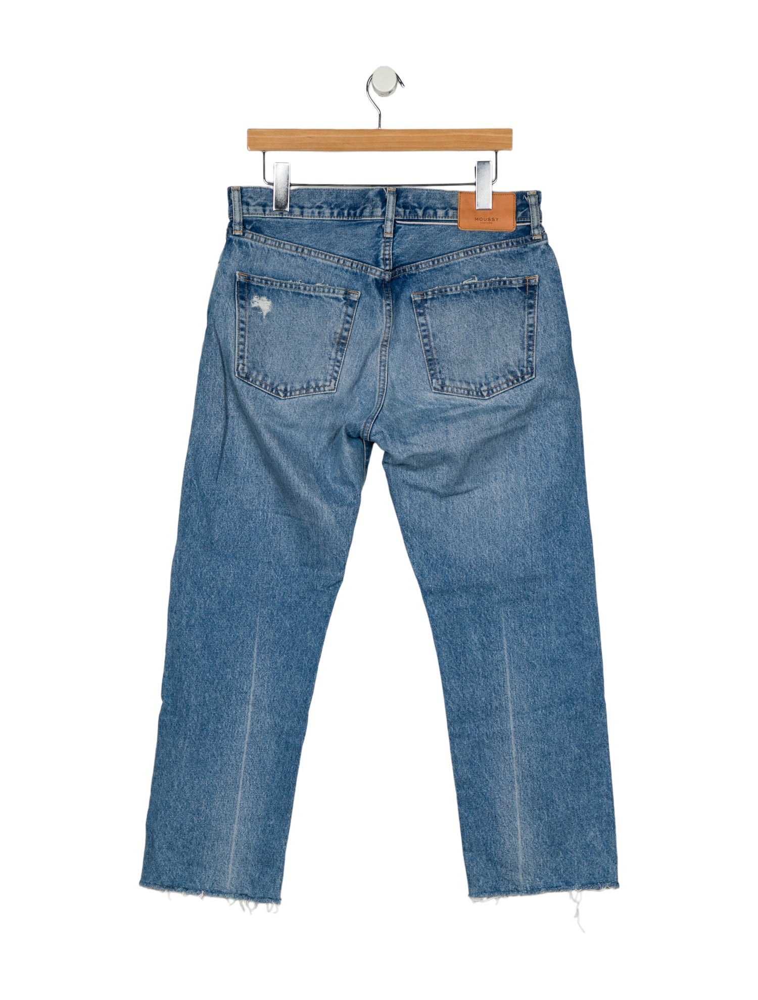 Moussy Mid-Rise Straight Leg Jeans