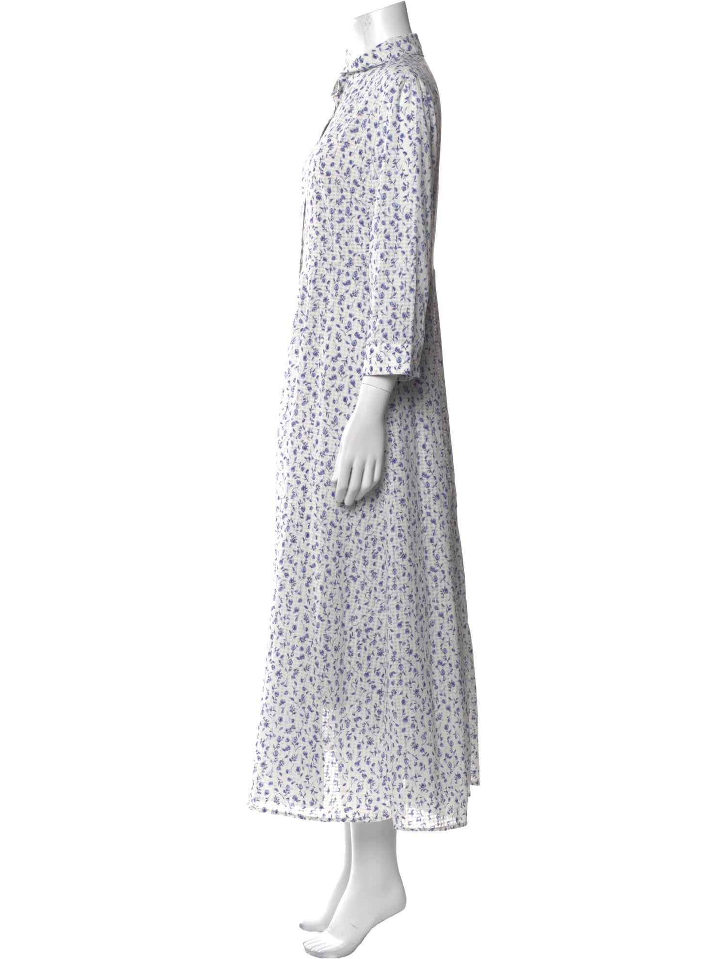 Moussy Floral Print Midi Length Dress