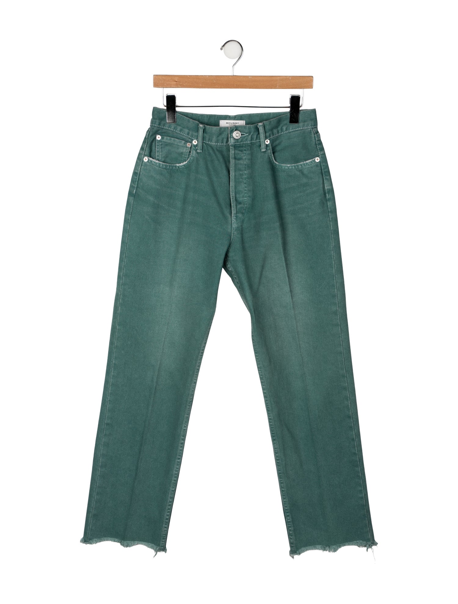Moussy High-Rise Straight Leg Jeans