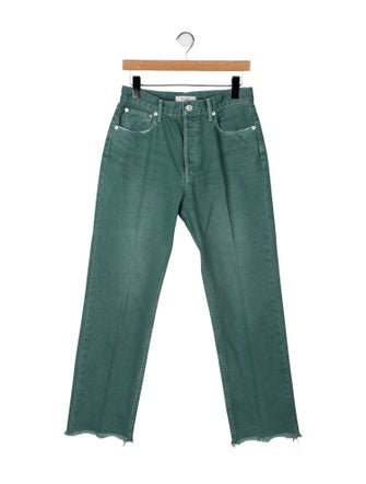 Moussy High-Rise Straight Leg Jeans