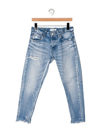 Moussy Mid-Rise Straight Leg Jeans