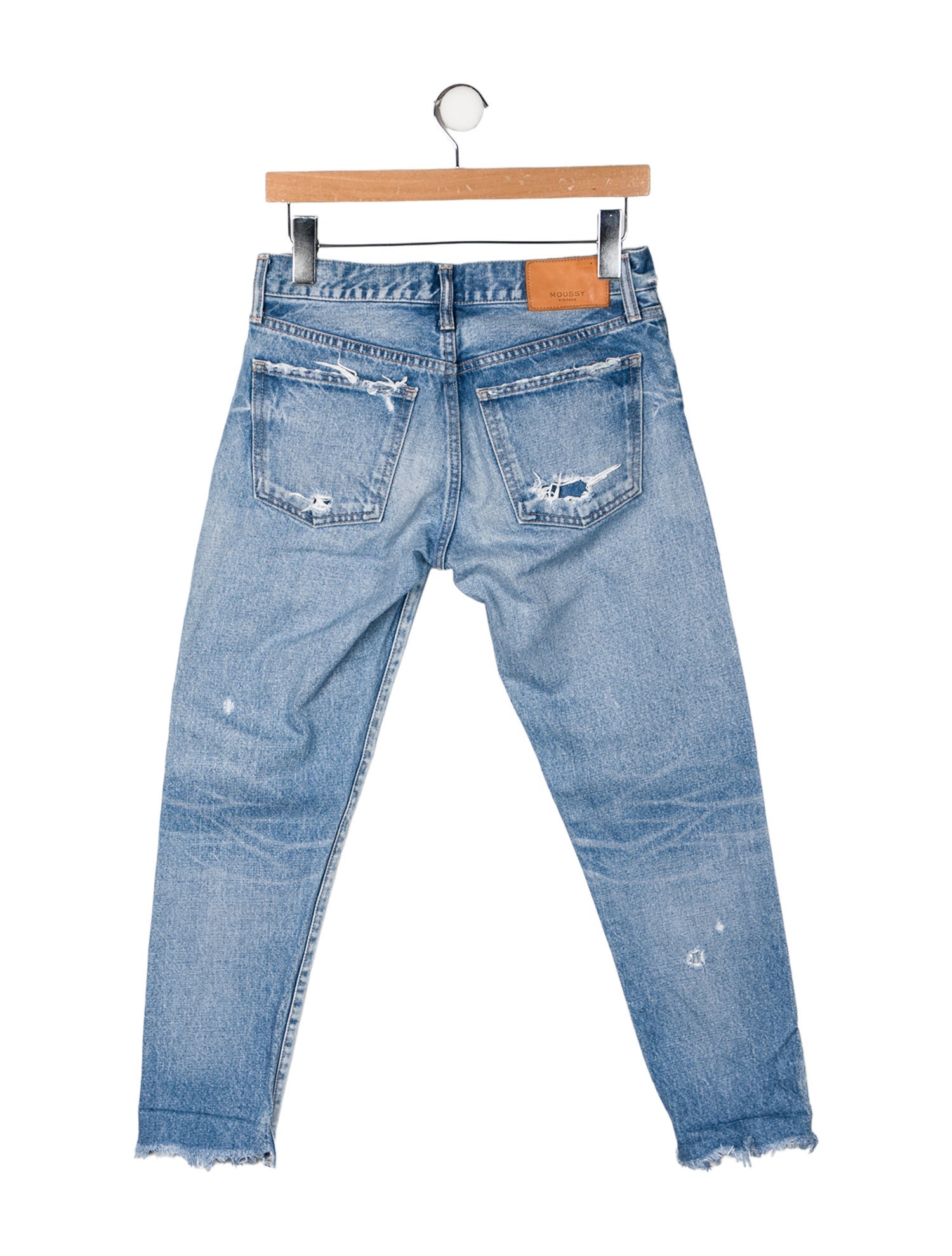 Moussy Mid-Rise Straight Leg Jeans