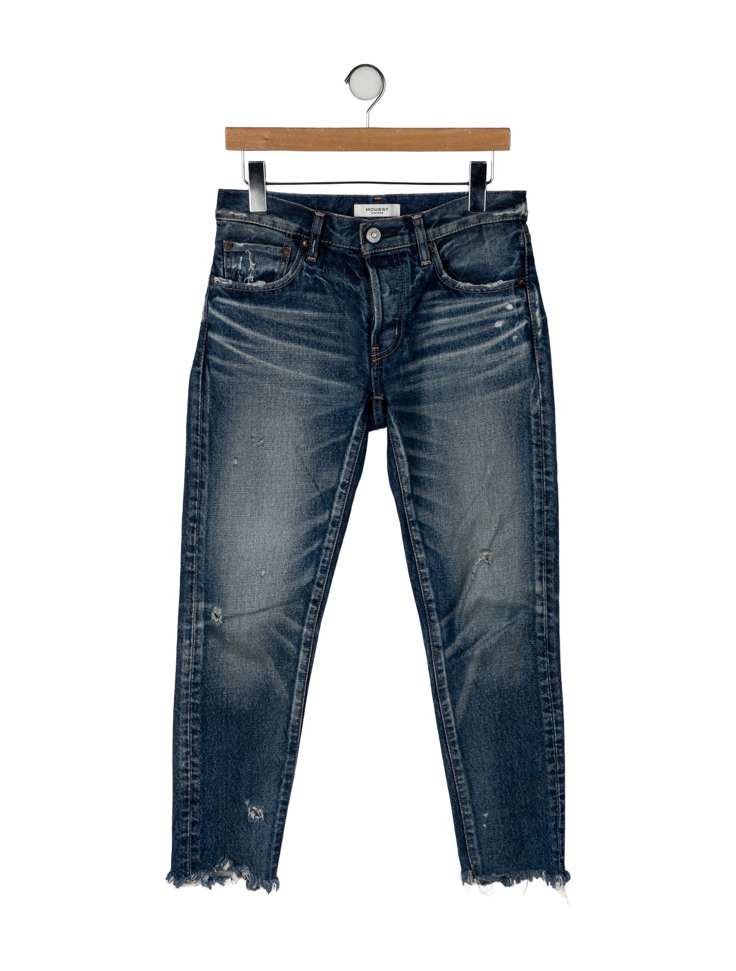 Moussy Mid-Rise Skinny Leg Jeans