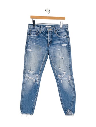 Moussy Mid-Rise Skinny Leg Jeans