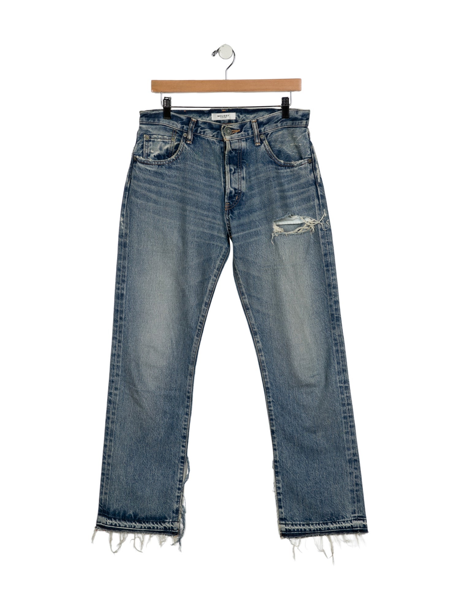 Moussy Straight-Leg Jeans