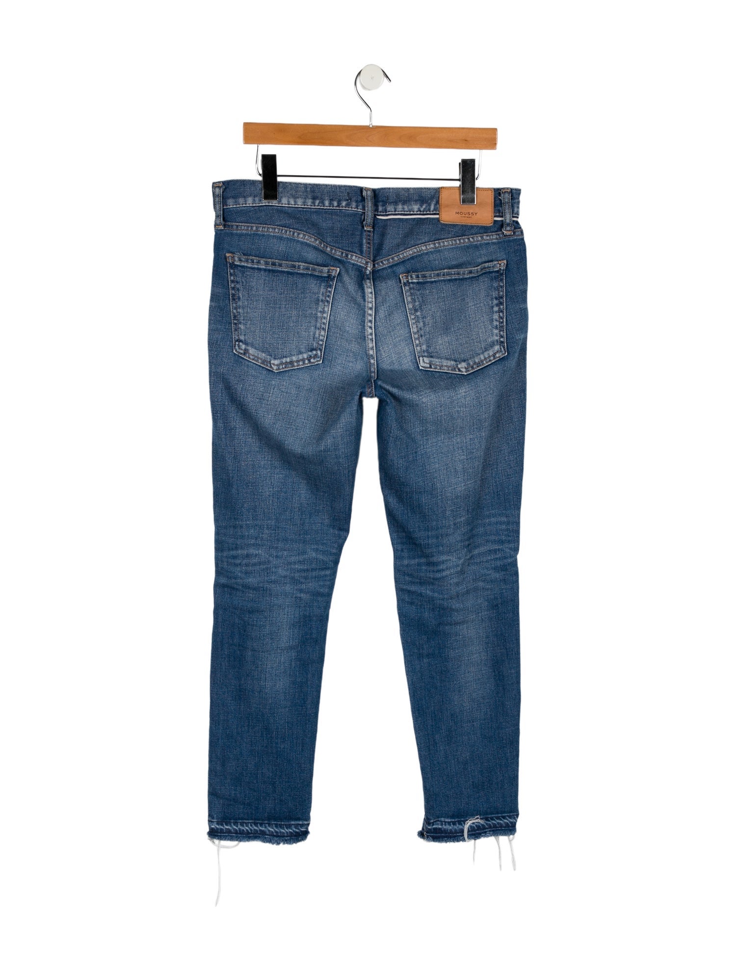 Moussy Mid-Rise Straight Leg Jeans