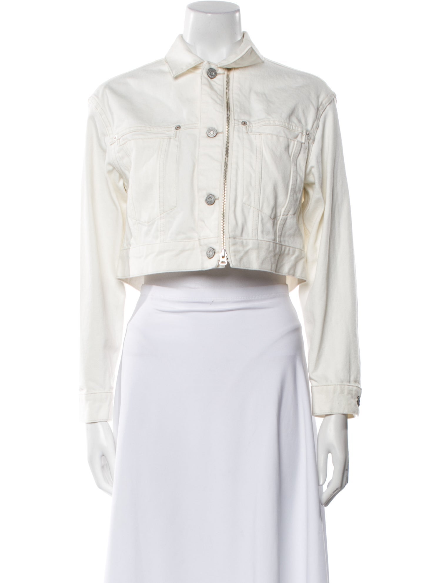 Moussy Striped Denim Jacket