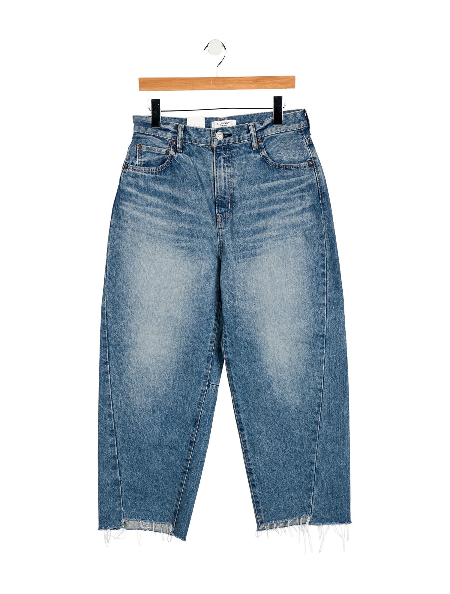 Moussy High-Rise Wide Leg Jeans