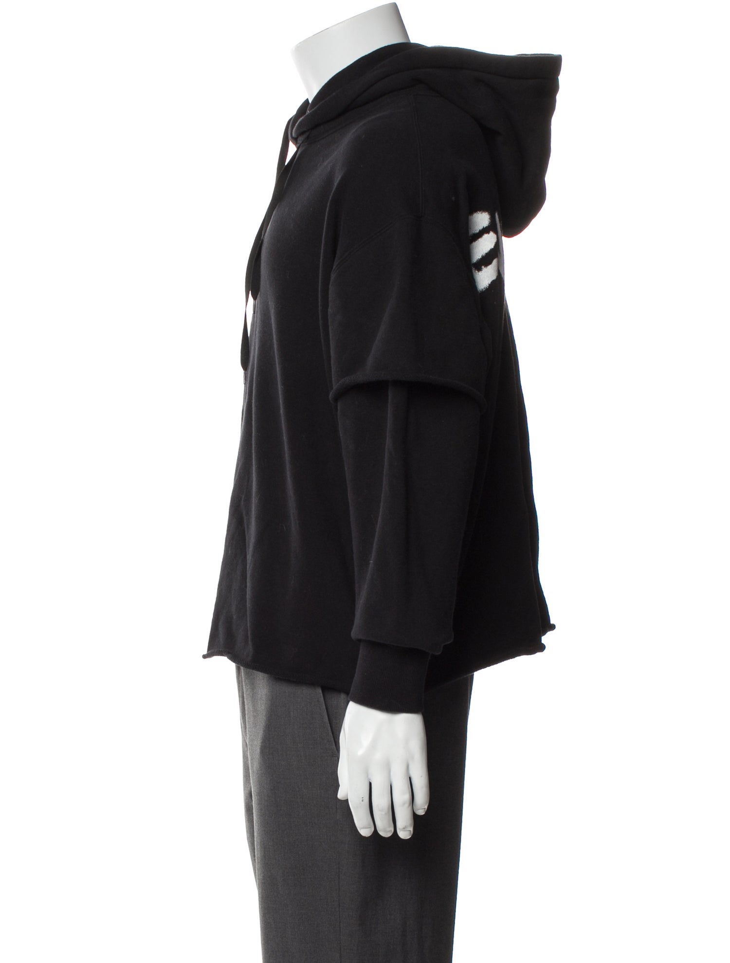 Moussy Graphic Print Crew Neck Hoodie