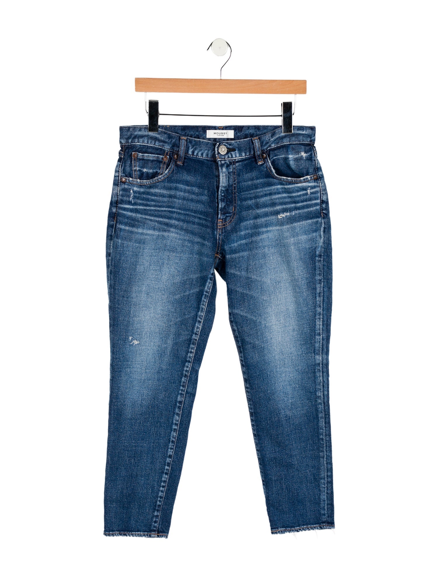 Moussy Mid-Rise Skinny Leg Jeans