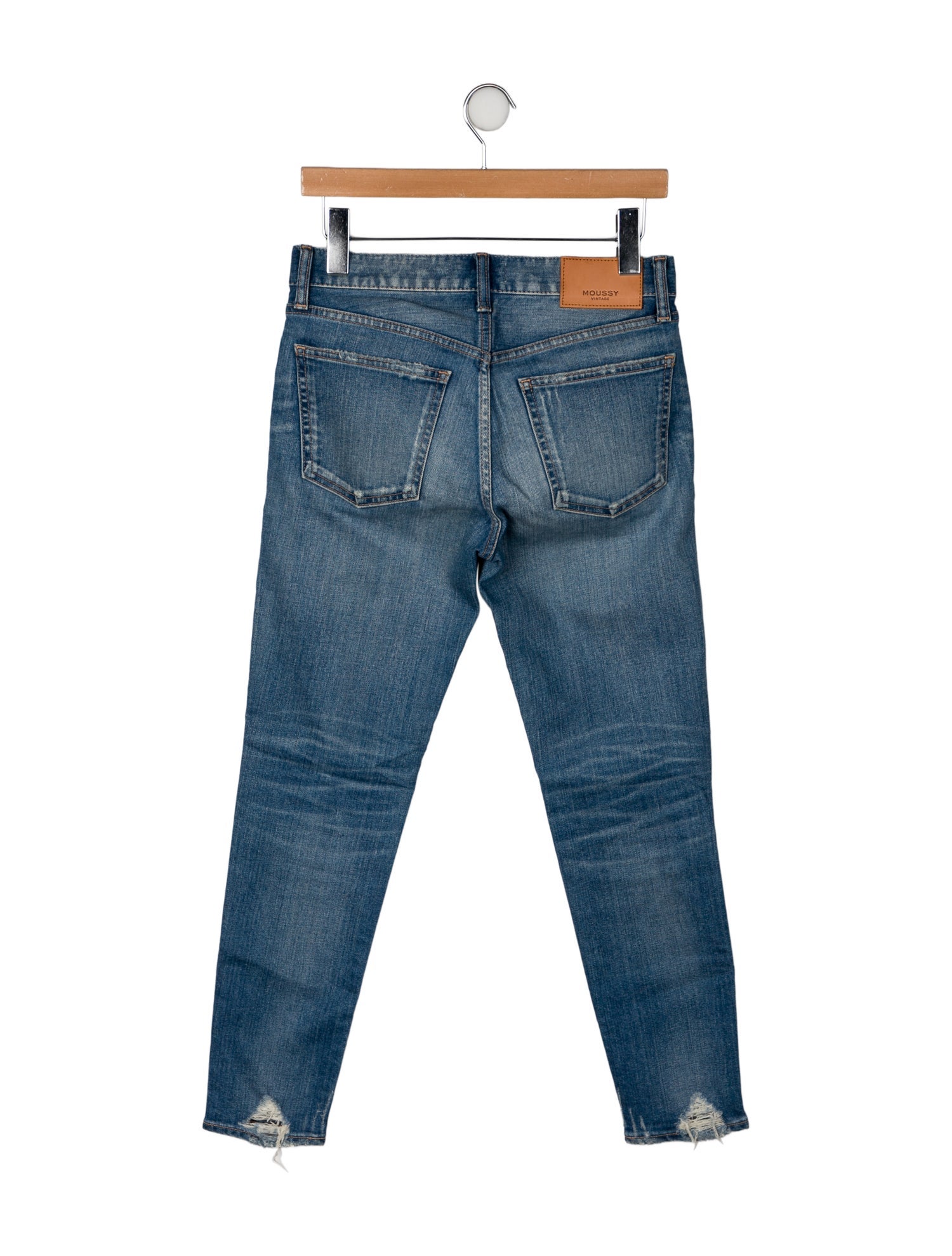 Moussy Mid-Rise Skinny Leg Jeans