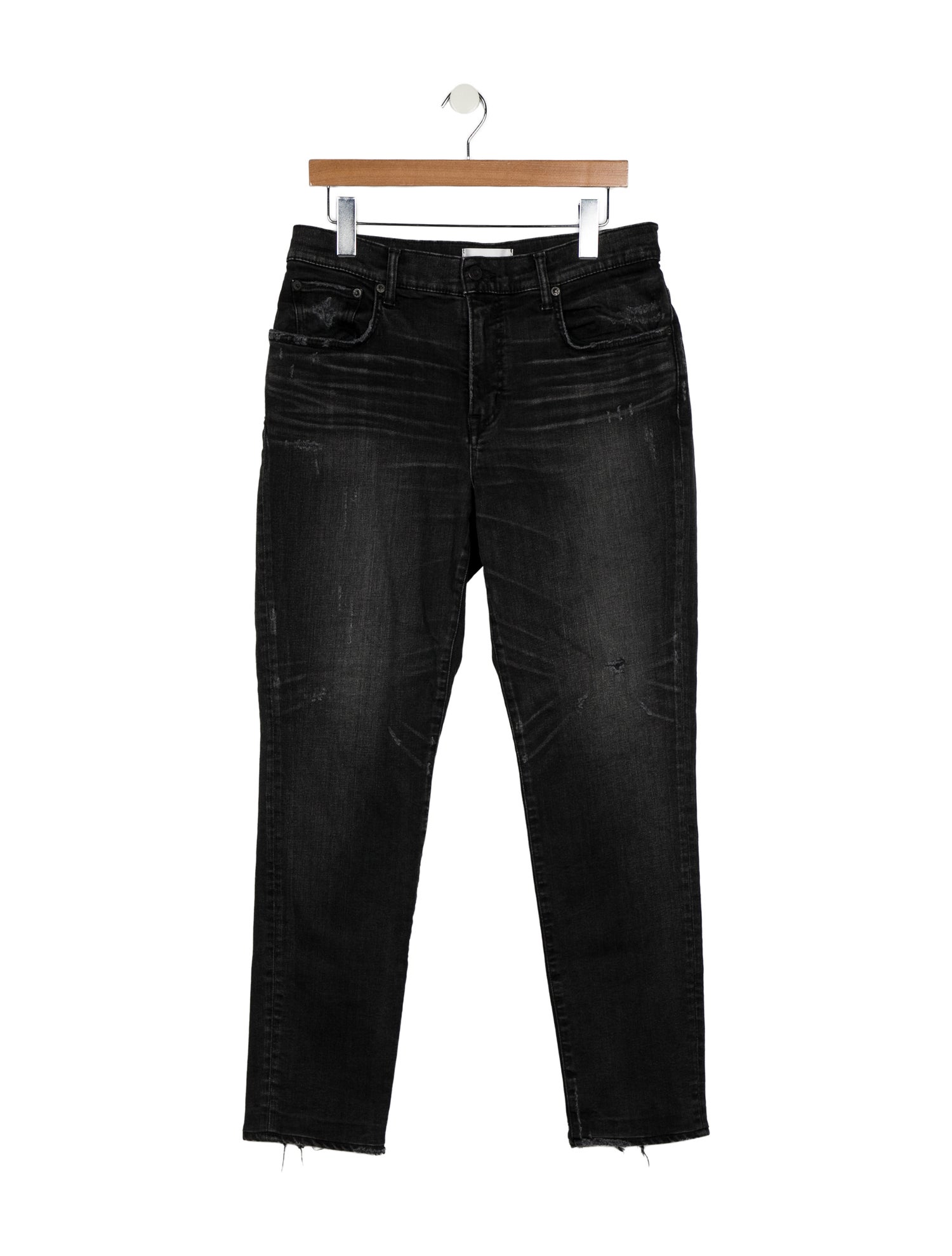 Moussy Mid-Rise Straight Leg Jeans